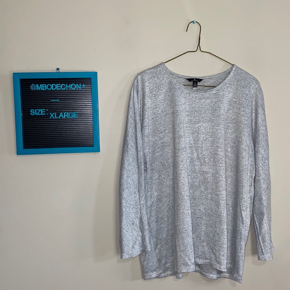 EUC Womens Gray XL Jules and Leopold 3/4length sleeved shirt